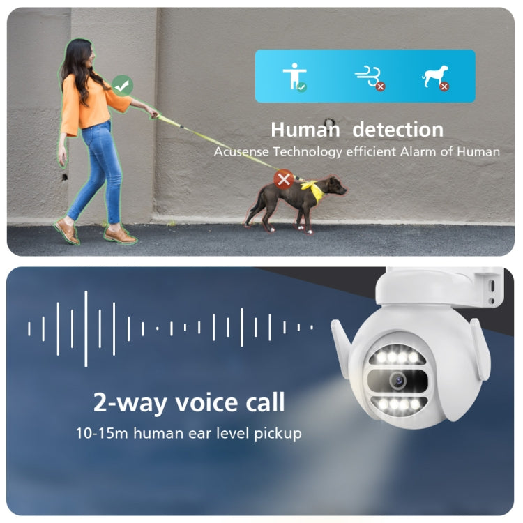 A8-C2 2MP Smart WiFi Surveillance IP Camera, Dual-light Full Color Night Vision / Two Way Audio / TF Card, US Plug, EU Plug, AU Plug, UK Plug A8-C2 2MP Smart WiFi Surveillance IP Camera, Dual-light Full Color Night Vision / Two Way Audio / TF Card, US Plug, EU Plug, AU Plug, UK Plug